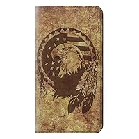 jjphonecase RW3378 Native American PU Leather Flip Case Cover for Samsung Galaxy A25 5G