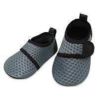 L-RUN Baby Water Shoes Barefoot Skin Aqua Sock Swim Shoes for Beach Swim Pool Infant Swim Shoes