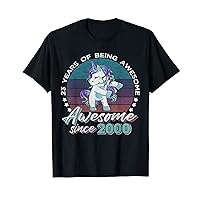 23 Years Old Flossing Unicorn Gifts 23rd Birthday Girl Party T-Shirt