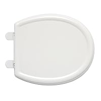 American Standard 5350110.020 Cadet 3 Slow-Close Elongated Front Toilet Seat and Cover, 1 Count (Pack of 1), White
