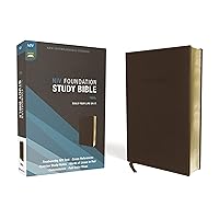 NIV, Foundation Study Bible, Leathersoft, Brown, Red Letter NIV, Foundation Study Bible, Leathersoft, Brown, Red Letter Imitation Leather