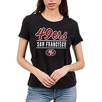 Junk Food Clothing x NFL - Women's Fan Favorite Short Sleeve Fan Shirt - Officially Licensed NFL Appare