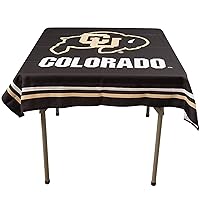 College Flags & Banners Co. Colorado Buffaloes Logo Tablecloth or Table Overlay