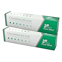 Opalescence Teeth Whitening Toothpaste (Pack of 2) - Cool Mint Original Formula - Oral Care, Gluten-Free - 4.7 Ounce Made by Ultradent.- TP-5166-2