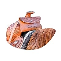 Starkenburg Company Personalized Horse Saddle Bag | Saddle Cell Phone Holder | Horse Tack | Horse Gifts | Horse Stuff | Horse Gifts For Women | Equestrian Gifts