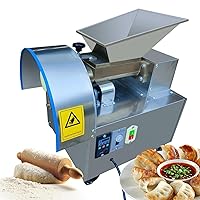Dough Divider cutter machine Automatic Continuous Dough cutting machine 1-600g Dough Extruder portion Machine (Stainless Steel, 220V)