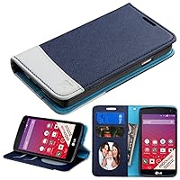 MyBat Carrying Case for LG LS660 (TRIBUTE) - Retail Packaging - Blue/White