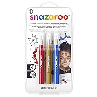 Snazaroo Face Paint Brush Pen, Set of 5, Adventure