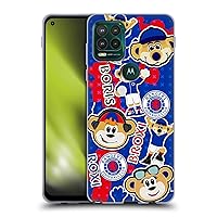 Officially Licensed Rangers FC Mascot Sticker Collage Crest Soft Gel Case Compatible with Motorola Moto G Stylus 5G 2021