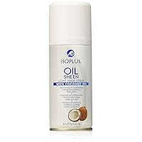 Isoplus Oil Sheen Light Hair Spray With Coconut Oil 2 Oz