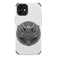 Viking Warrior Compatible with iPhone 12/iPhone 12 Pro/12 Pro Max/12 Mini, Shockproof Protective Phone Case