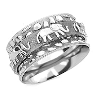 Shop LC 925 Sterling Silver Mom Spinner Ring Jewelry for Women Birthday Gifts for Women
