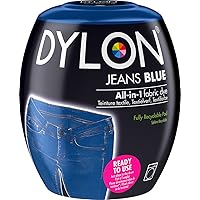 Dylon Washing Fabric Clothes Soft Furnishings 350 G Machine Dye Pod Jeans Blue, 350g (Pack of 1), 12 Ounce