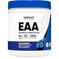 EAA Powder 30 Servings (Blue Raspberry) - Essential Amino Acids - Non-GMO, Gluten Free, Vegetarian Friendly