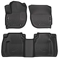 Husky Liners - Weatherbeater | Fits 2015 - 2020 Honda Fit - Front & 2nd Row Liner - Black, 3 pc. | 99491