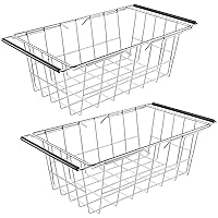 Orgneas Chest Freezer Organizer Bin Expandable Deep Freezer Wire Basket Storage Bin, Stainless Steel Over The Sink Dish Drying Rack for Kitchen