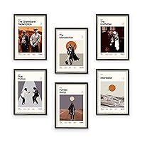 ManRule Movie Posters -Set of 6 Classic Movie Posters Canvas Wall Art Pulp Fiction Posters for Bedroom Wall Decor A4 Size UNFRAMED (Style 3)