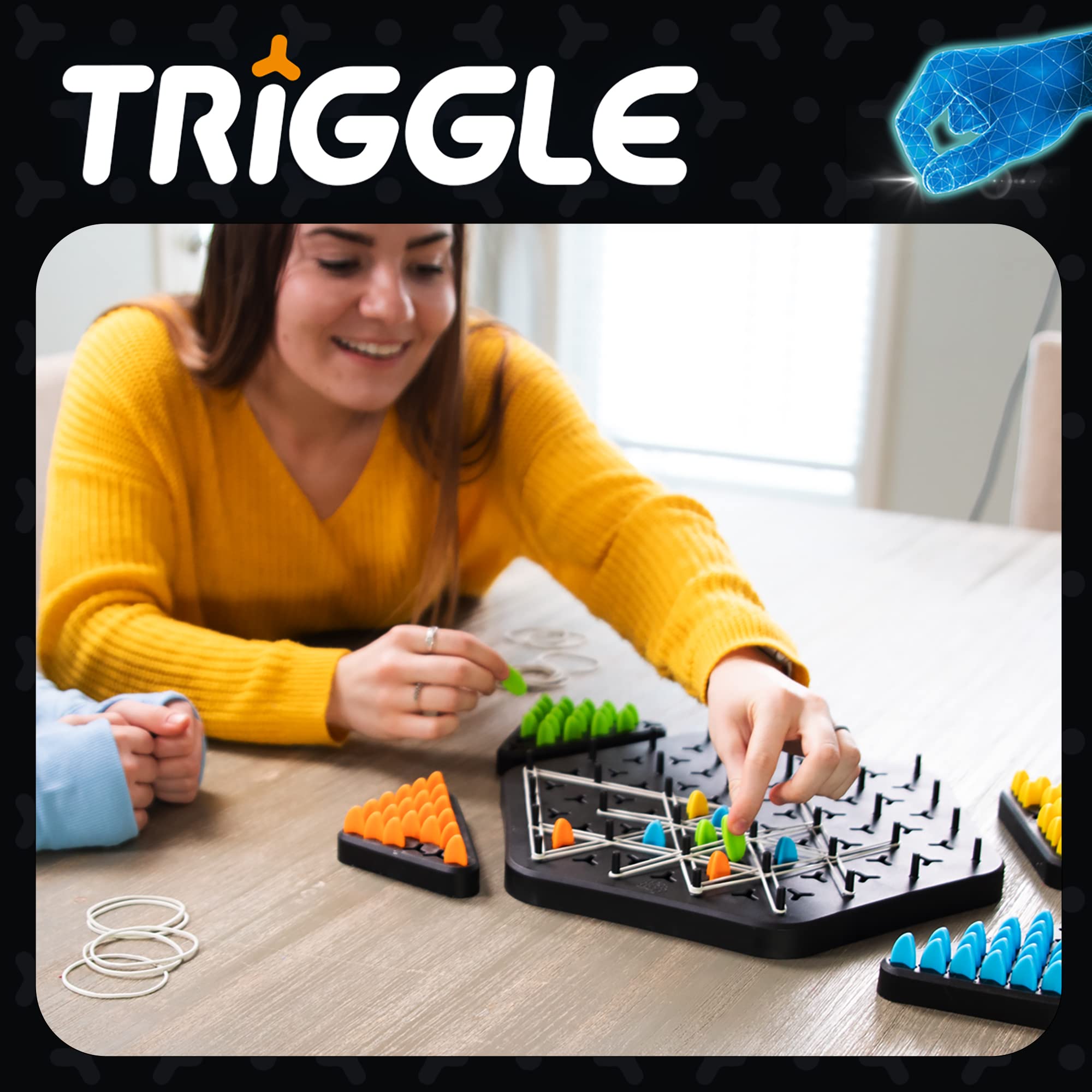 Fat Brain Toys Triggle Game | Ages 8+ | 2-4 Players | 1 Set