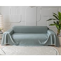 SPOUR 2 Pieces Cool-Touch Fabric Cushion Cover, Without Cushion Inner Pads, Used to Match The Same Sofa Throw Blanket (Green, 45 x 45cm x 2 Pieces)