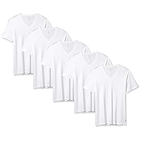 Nautica Men's Cotton V-Neck T-Shirt-Multipack