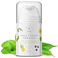 Face Moisturizer with Hyaluronic Acid Face Cream for Kids - Facial Cream & Gentle Moisturizer with Strawberry Extract & Vitamin E - Daily Facial Cream Moisturizer for Dry & Sensitive Skin 50ml