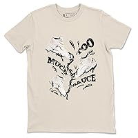 5s Sail Design Printed Too Much Sauce Sneaker Matching T-Shirt