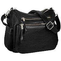 KOGTLA Women's Crossbody Shoulder Bag Roomy Multi Pockets Purse Handbag Travel Satchel Hobo Messenger Bag