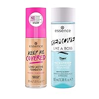 Keep Me Covered Long-Lasting Foundation 100 & Remove Like a Boss Waterproof Makeup Remover Bundle | Vegan & Cruelty Free