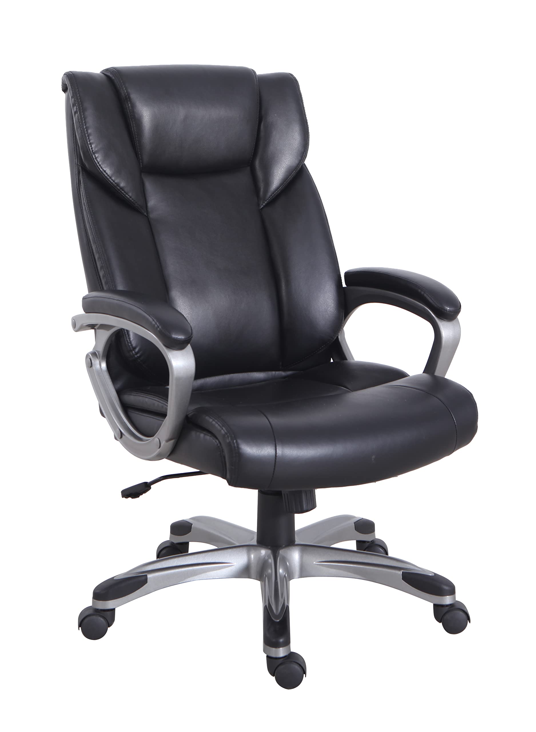 Mua Amazon Basics High-Back Bonded Leather Executive Office Computer Desk  Chair - Black (6ft) trên Amazon Mỹ chính hãng 2023 | Fado