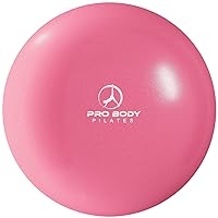 ProBody Pilates Ball Small Exercise Ball, 9 Inch Barre Ball, Mini Soft Yoga Ball, Workout Ball for Stability, Barre, Fitness, Ab, Core, Physio and Physical Therapy Ball at Home Gym & Office