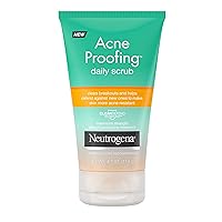 Acne Proofing Daily Facial Scrub with Salicylic Acid Acne Treatment, Exfoliating and Cleansing Face Wash, Oil-Free, 4.2 oz