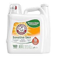 Sensitive Skin Free & Clear, 140 Loads Liquid Laundry Detergent, 140 Fl oz