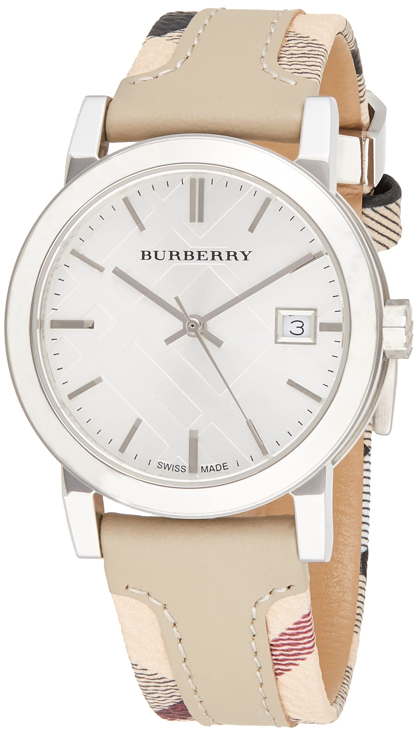 Mua Burberry BU9132 Women's Swiss The City Haymarket Check and White  Leather Strap Watch trên Amazon Mỹ chính hãng 2023 | Giaonhan247