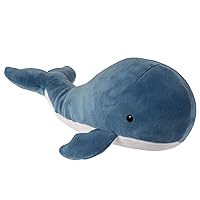 Mary Meyer Stuffed Animal Smootheez Pillow-Soft Toy, 8-Inches, Blue Whale
