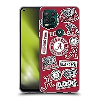 Officially Licensed University of Alabama UA Collage Soft Gel Case Compatible with Motorola Moto G Stylus 5G 2021