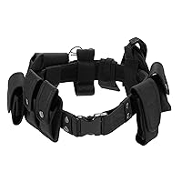 Tactical Belt Adjustable Heavy Duty Nylon Belt Tactical Duty Utility Belt Quick-Release Belt with Pouches Gear