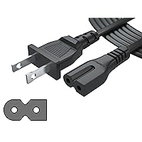 12 Ft Extra Long 2 Prong Polarized Cord for Vizio LED TV Smart HDTV E M Series 2 Slot Power Adapter Wall Cable IEC-60320 IEC320 C7 to NEMA 1-15P