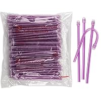 7019110 PUR PUR Color-Flex Saliva Ejector, Purple, Pack of 100