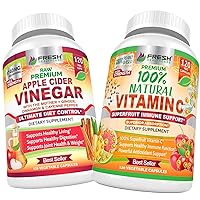 FRESH HEALTHCARE Apple Cider Vinegar and Natural Vitamin C - Bundle