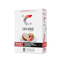CELSIUS® On-the-Go Powder Sticks Strawberry Coconut, Essential Energy 2.6 Oz (14 Sticks per Pack)