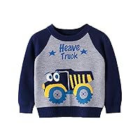Infant Toddler Baby Girl Boy Knit Sweater Blouse Pullover Sweatshirt Warm Crewneck Long Sleeve Tops Fall Winter