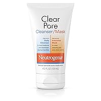 Neutrogena Clear Pore Cleanser/Mask, 4.2 Ounce