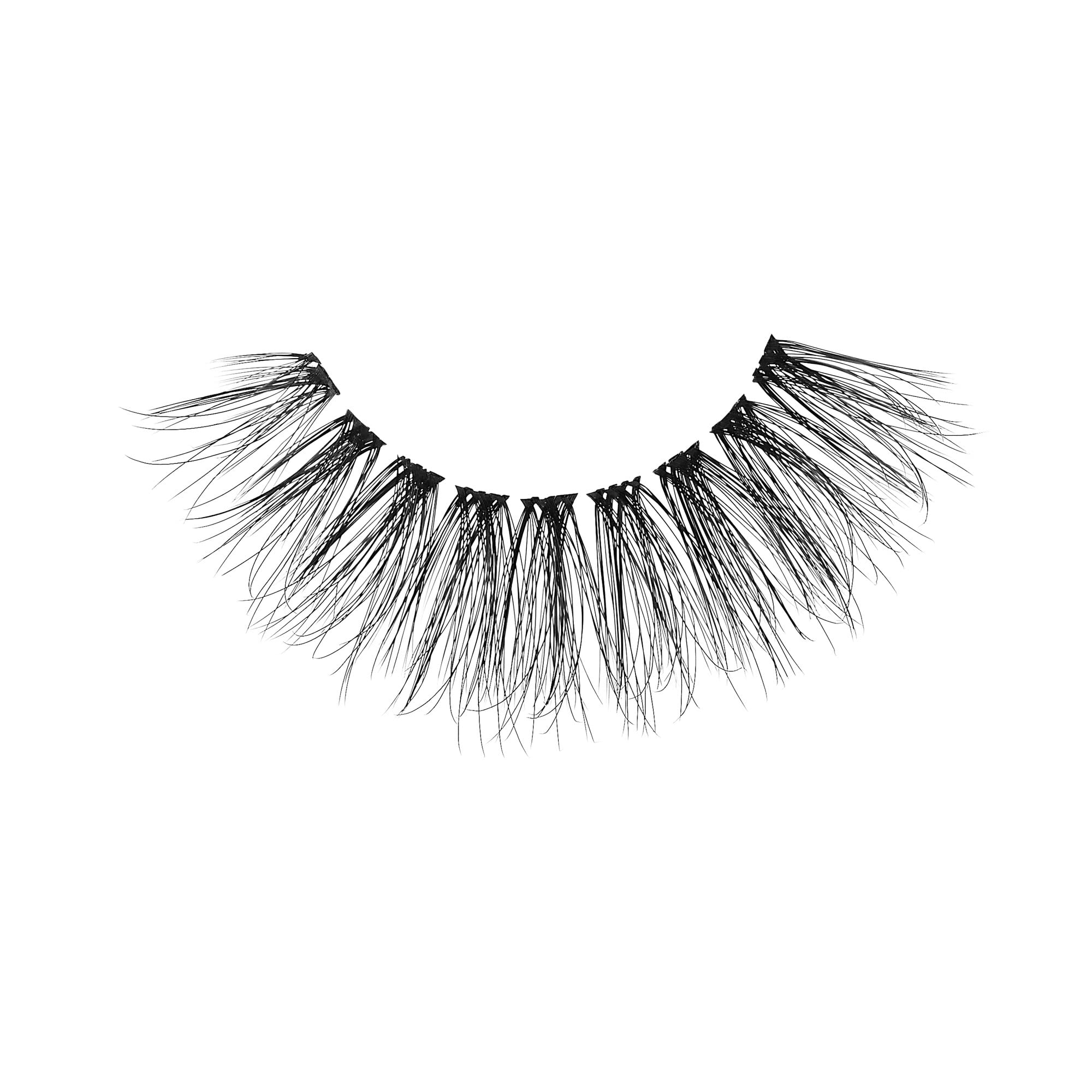KISS Lash Couture The Muses Collection False Eyelashes - Empress, Black, Rounded, Doe-Eyed, Refined Faux Silk, Contact Lens Friendly, Pliable Band, Comfortable, Reusable, Cruelty Free, Vegan | 1 Pair
