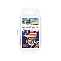 Washington DC Top Trumps Card Game; Entertaining educational game exploring the famous capital of the United States of America|Fun family game for ages 6 & up