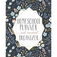 Mega Homeschool Planner and Organizer 'Navy Blossom': Fully Customizable Planner, Organizer Record Keeper for Homeschool Families big or Small - Track ... memories for the year. (Homeschool Planners) Mega Homeschool Planner and Organizer 'Navy Blossom': Fully Customizable Planner, Organizer Record Keeper for Homeschool Families big or Small - Track ... memories for the year. (Homeschool Planners) Paperback