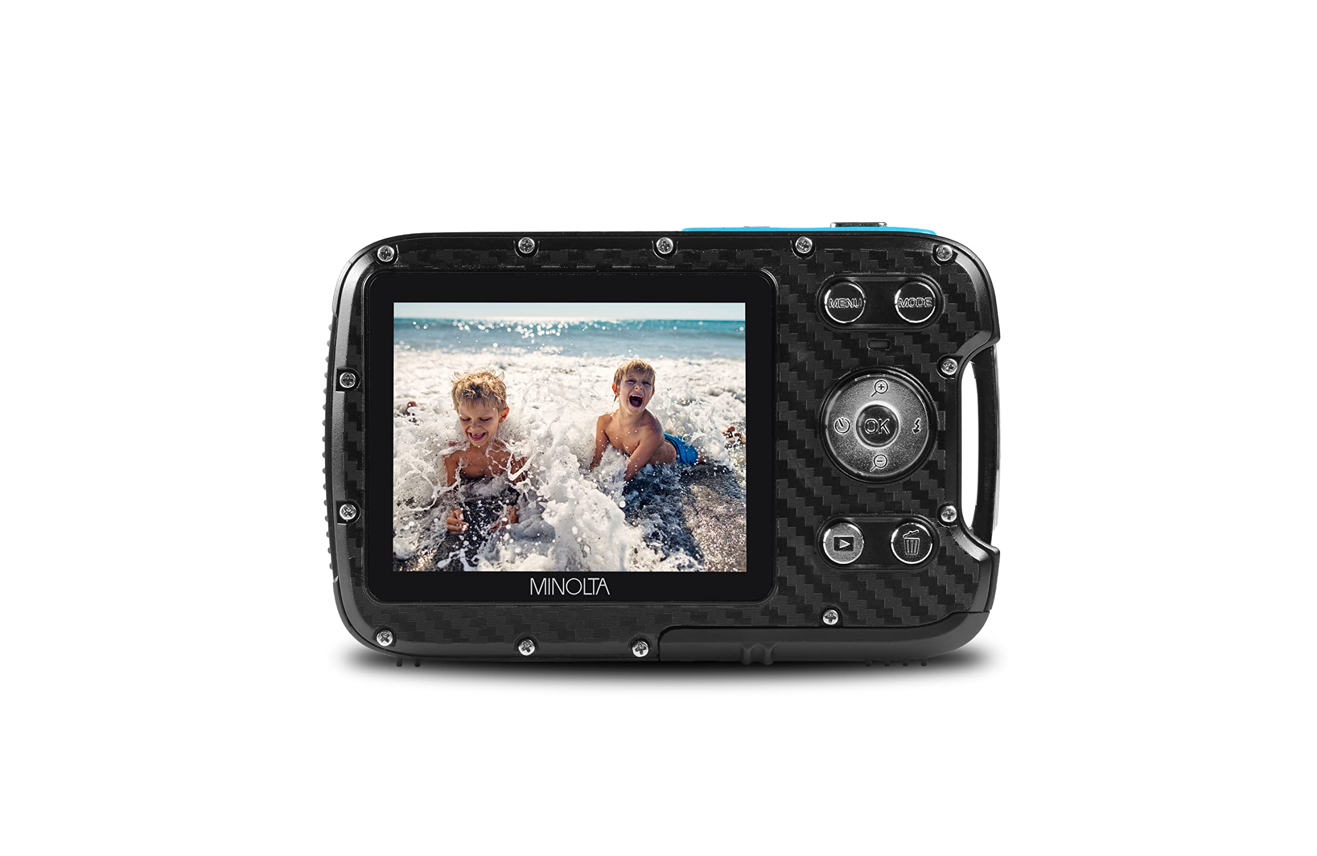 Minolta MN30WP 21 MP / 1080P HD Waterproof Digital Camera (Teal)