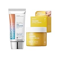 Airy Sunscreen and Collagen Lifting Cream