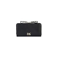 ZAC Zac Posen Eartha Zipped Wallet-Pearl Lady, Black