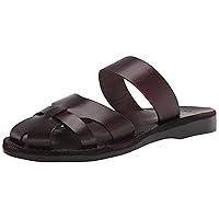 Adino - Leather Closed Toe Sandal - Mens Sandals