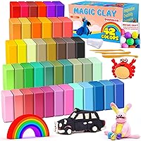 Air Dry Clay 42 Colors, Modeling Clay for Kids, DIY Molding Magic Clay for with Tools, Soft & Ultra Light, Toys Gifts for Age 3 4 5 6 7 8+ Years Old Boys Girls Kids